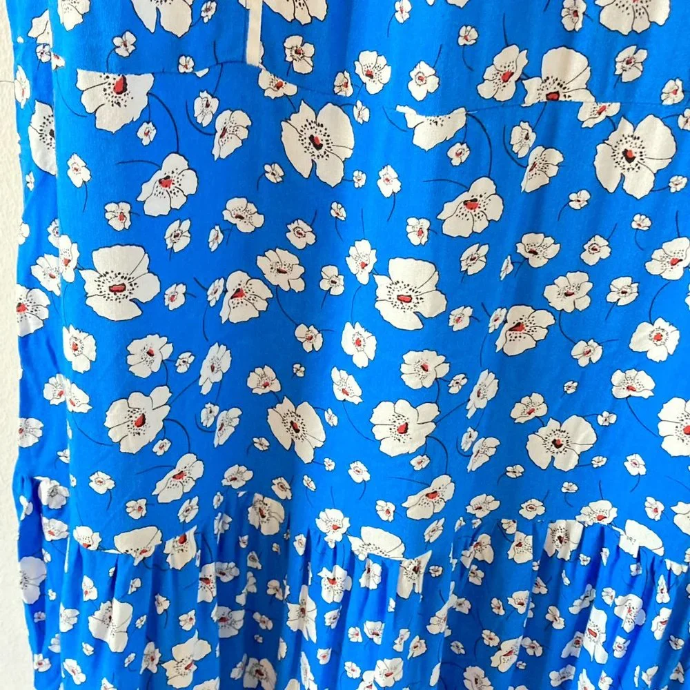 BNWT JOE BROWNS Women's Blue Floral Maxi Dress Size 16 - Picture 6 of 14